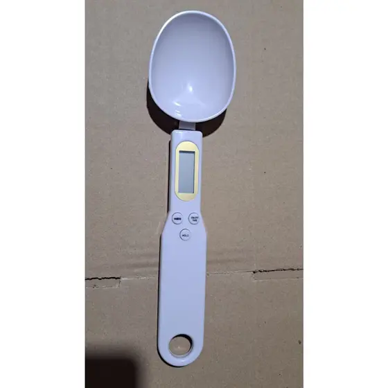 Colher Mini Balança Dosador de Alimentos Digital Medidor Com Display PRETO/BRANCO