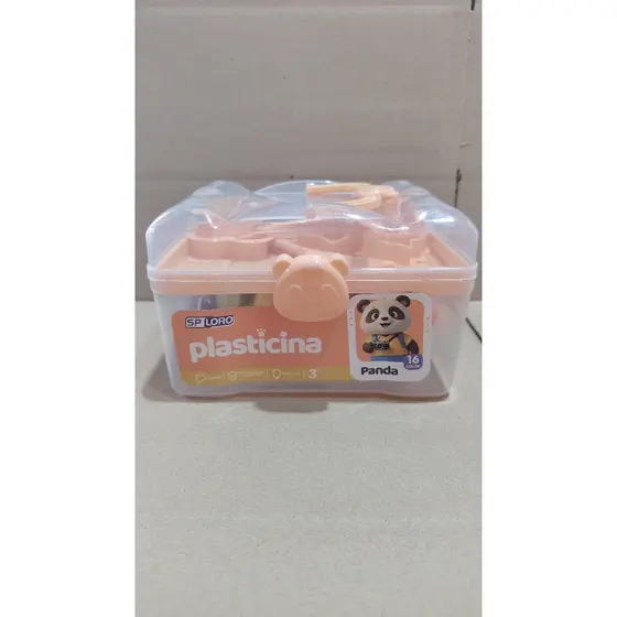 Kit Massinha De Modelar Estica Pula Molda Panda Massa Lançamento 8845