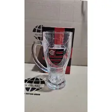 Caneca Vidro 420ml Flamengo – Produto Licenciado Oficial