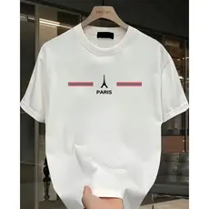 Camisa Camiseta Masculina Algodão Premium PARIS TORRE Casual