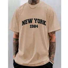 Camiseta Camisa New York Masculina Slim 100% Algodão - Lançamento