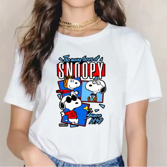 Camiseta Camisa Snopy Desenho Masculino Feminino 100% Algodão Slim Casual