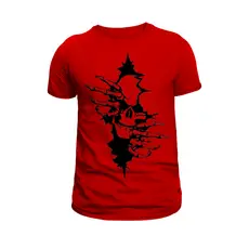 Camiseta Unissex Caveira 100% algodão Casual