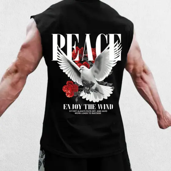 Regata Masculina Streetwear Moda Masculina Sem Manga Camiseta Regatão Oversized