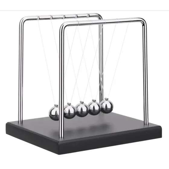 Pêndulo de Newton Enfeite Decoração p/ Sala Escritório Balance Balls