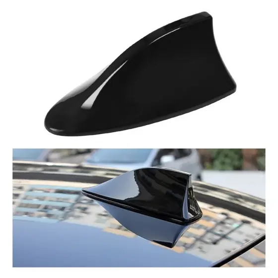 Antena Veículo Automotivo Shark Tipo Barbatana Tubarão Universal Esportiva Teto Carro Rádio AM FM