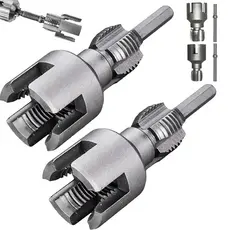 Kit Abridor De Rosca Interno Externo Tubo Cano Água 1/2 e 3/4