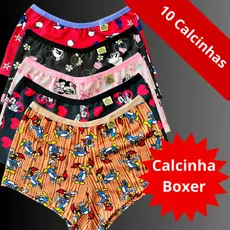 Kit Calcinha Plus Boxer Shortinho Cueca Feminina Conforto Não Marca Roupa Qualidade Premium