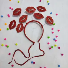 Tiara Beijo de E.V.A - Carnaval