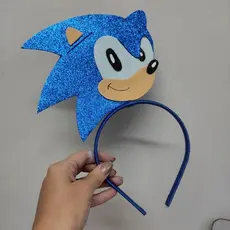 Tiara Arquinho de cabelo do Sonic Cabelo Maluco