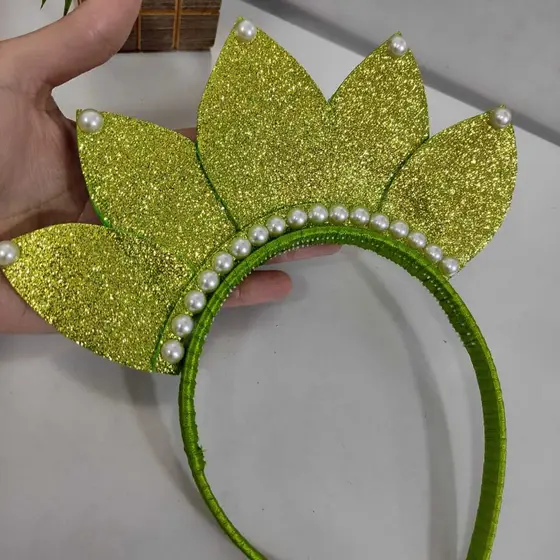 Tiara Princesa Tiana/Arquinho da Princesa Tiana