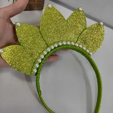 Tiara Princesa Tiana/Arquinho da Princesa Tiana