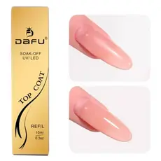 Refil Top Coat Selante Alto Brilho para Unhas 10ml - Dafu