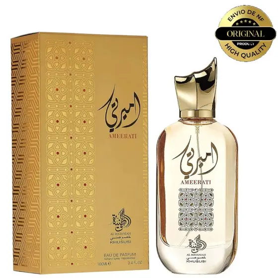 Perfume Árabe Ameerati Al Wataniah Unissex Eau de Parfum 100ml EDP Original Promoção