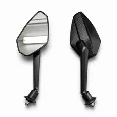 Par Retrovisor 8mm Universal Moto Bike Elétrica Scooter  Esportivo Lente Convexa