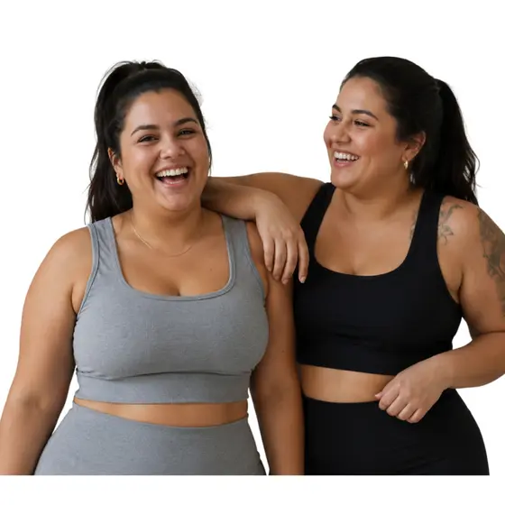 Kit 2 Top Nadador Feminino Plus Size Academia Reforçado Fitness Suplex Caminhada e Treino Roupa Feminina