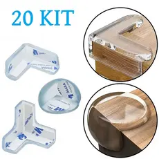 20 Protetor De Silicone De Mesa Quina Protetor Para Móveis Quarto Cozinha Casa