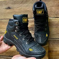 Bota Coturno Masculino CAT Impermeável Palmilha de Gel Promoção