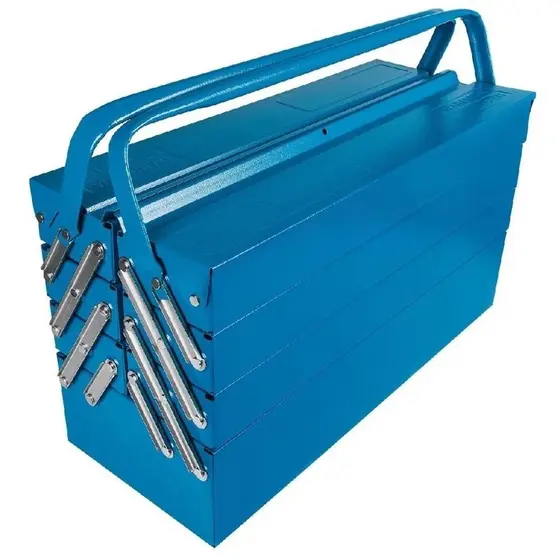 Caixa para Ferramentas Sanfonada 50 CM com 3/5 e 7 Gavetas e Alça TRAMONTINA