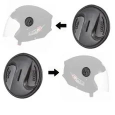 1 Par Reparo Fixador Botão Lateral Viseira Capacete New Liberty 3 New Atomic Open