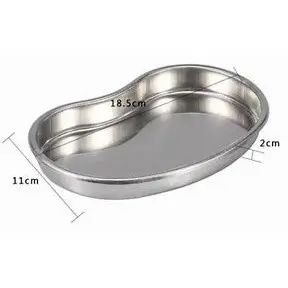 Bandeja Aço Inox cuba rim micropigmentação instrumentação esterilização dental cirúrgico