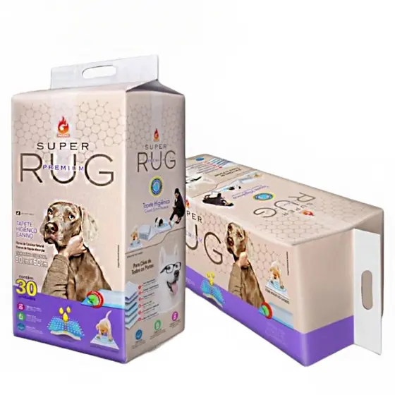 Tapete Higiênico Para Cães Super Premium 80X60 Com 30 unidades