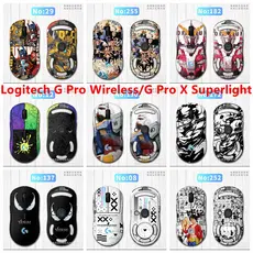 Adesivo De Pele De 43 Cores Compatível Com Logitech G Pro Wireless/X Superlight Mouse Decalque De Vinil Conjunto Complet