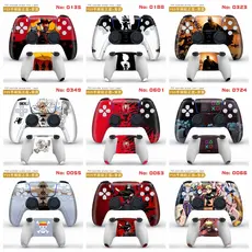 100 Cores PS5 Controlador Remoto Conjunto Completo Frente E Verso Skins Decalque Envoltório Dualshock Adesivos Para Sony