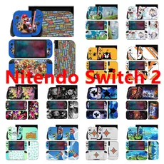 Adesivo De Pele De 90 Cores Compatível Com Nintendo Switch 2 (2025) Decalque De Vinil Pretty Pattern Conjunto Completo D
