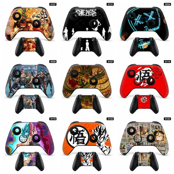 21 Cores Microsoft Xbox Series X/S Controlador Remoto Conjunto Completo Frente E Verso Skins Decalque Envoltório Adesivo