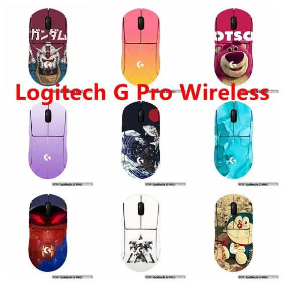 Adesivo De Pele De 48 Cores Compatível Com Logitech G Pro Mouses Sem Fio Decalque De Vinil Película Protetora