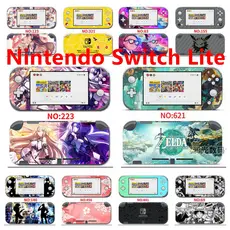 Adesivo De Pele De 100 Cores Compatível Com Decalque De Vinil Nintendo Switch Lite Conjunto Completo De Película Proteto