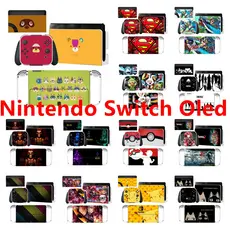 Adesivo De Pele De 100 Cores Compatível Com Nintendo Switch OLED Vinyl Decal Pretty Pattern Wrap Película Protetora Para