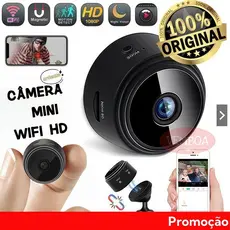 Câmera A9 Mini HD - Conexão Wi-Fi, Sensor de Movimento, 110V, Gravação em Cartão + Envio Imediato