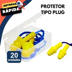 Kit 15/20 Protetor Auricular Plug Silencioso Conforto Alta Proteção Redutor de Ruído Natação Autismo