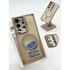 Capa Magnética  FOSCA Para SAMSUNG S23ULTRA/S24 S24PLUS S24ULTRA S25 PLUS/ ULTRA Com pelicula Protetora De Lenteji