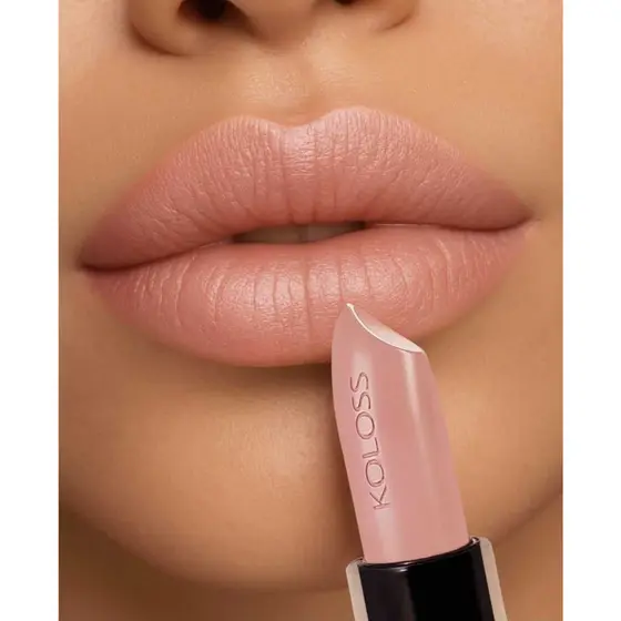 KOLOSS BATOM LIPSTICK 185 - FLAMINGO - CREMOSO HIDRATANTE LONGA DURAÇÃO E ALTA COBERTURA