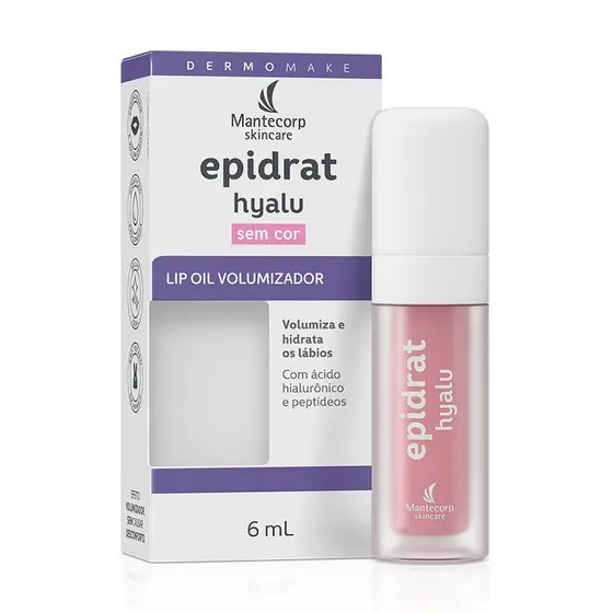 Lip Oil Epidrat Hyalu Sem Cor FPS30 - 6mL