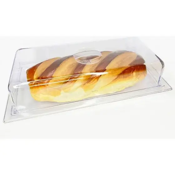 Porta Pães Doces E Salgados Decorada Trança C/tampa 33x13cm