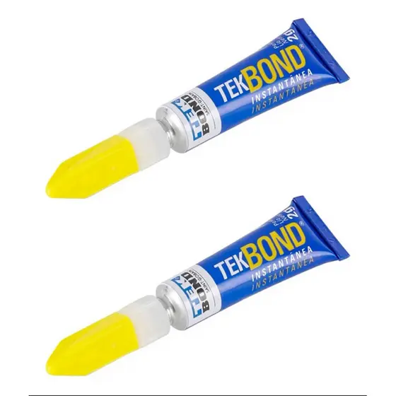 Kit 2 Unidades Super Cola Instantânea 2g Blister Tek Bond - ORIGINAL