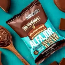 Alfajor Com Whey e Pasta de Amendoim Brigadeiro de Colher 55G Dr. Peanut