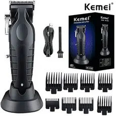 Kemei 2296 Aparador De Cabelo Profissional Fade Men Sem Fio Potente Máquina De Corte Recarregável 7500rpm 2500mah