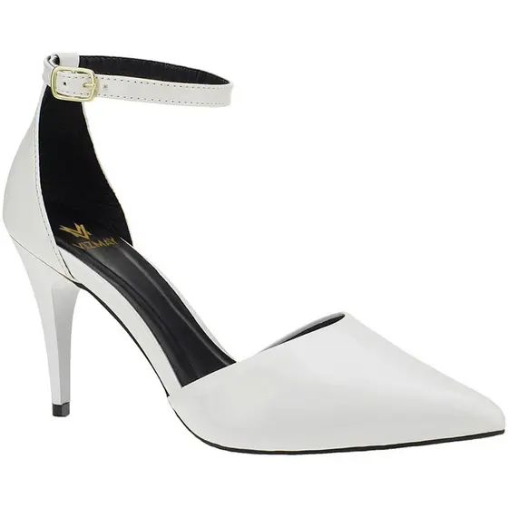 Sapato Feminino Fechado Social Scarpin Bico Fino Salto Alto Fino Elegante 9000