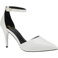 Sapato Feminino Fechado Social Scarpin Bico Fino Salto Alto Fino Elegante 9000
