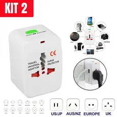 Adaptador Tomada Universal Internacional Portátil,Para Americana Europa Argentina Viagem