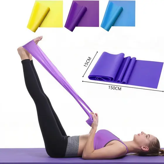 Faixa Elástica Thera Band 1,5m x 0,35mm, Ideal para Exercícios Funcionais, Treinamento e Fisioterapia