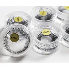 Pacote Com 12  potinhos kit de cílios tufinho com 12 potinhos8mm /10mm /12mm /14mm