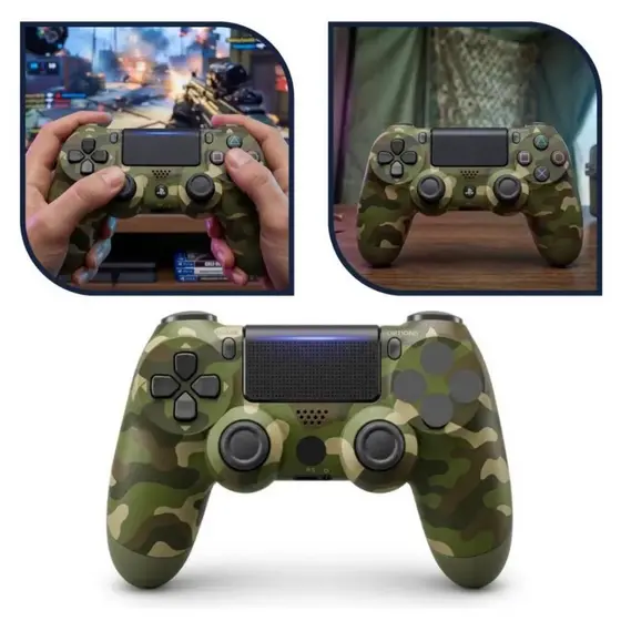 Controle Sem Fio Joystick Dualshock Compatível Com Consoles PS4 PC Celulares