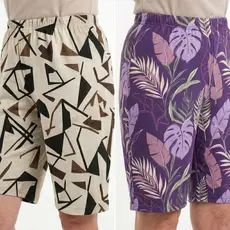 Kit com 2 Bermudas de Senhora – Leves, Confortáveis e Fresquinhas