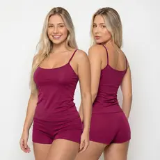 shortdoll – Conjunto Pijama Feminino Liso e Super Fresquinho. Cores diversas